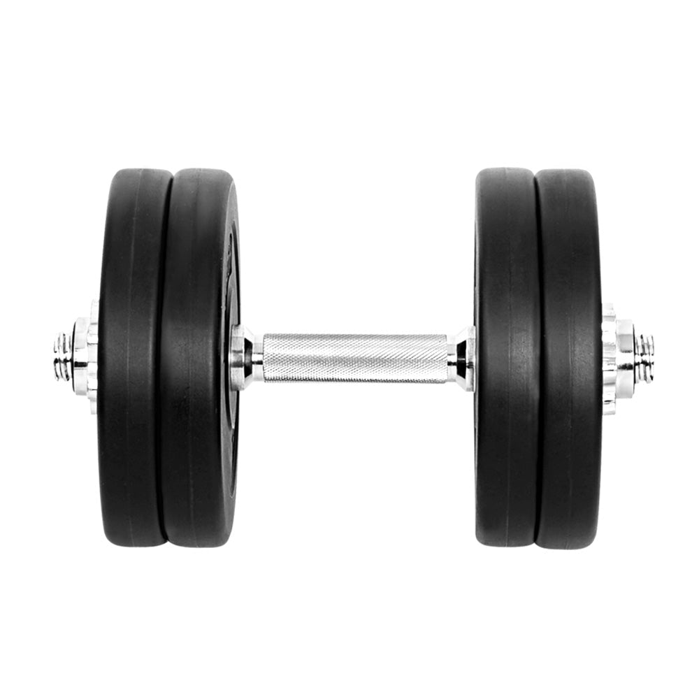 Sports & Fitness > Fitness Accessories - 25kg Dumbbells Dumbbell Set Weight Plates Home Gym Fitness Exercise