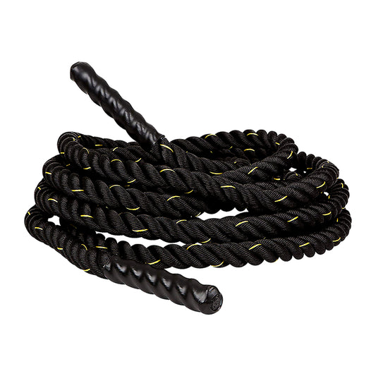Sports & Fitness > Fitness Accessories - Battle Rope Dia 3.8cm X 9M Length Poly Exercise Workout Strength Training