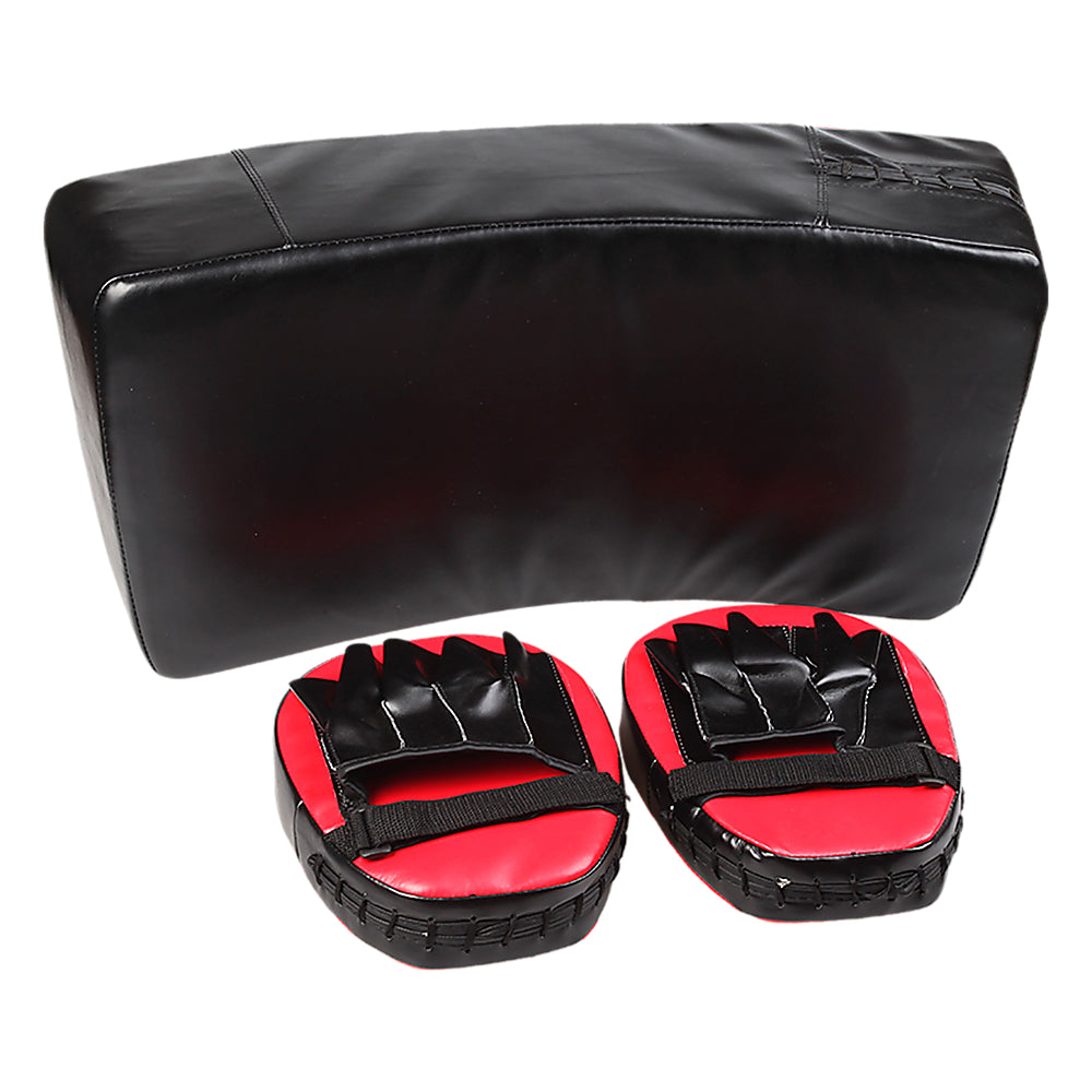 Sports & Fitness > Fitness Accessories - Kicking Boxing Sparring Shield & Punching Pad Mitts Combo