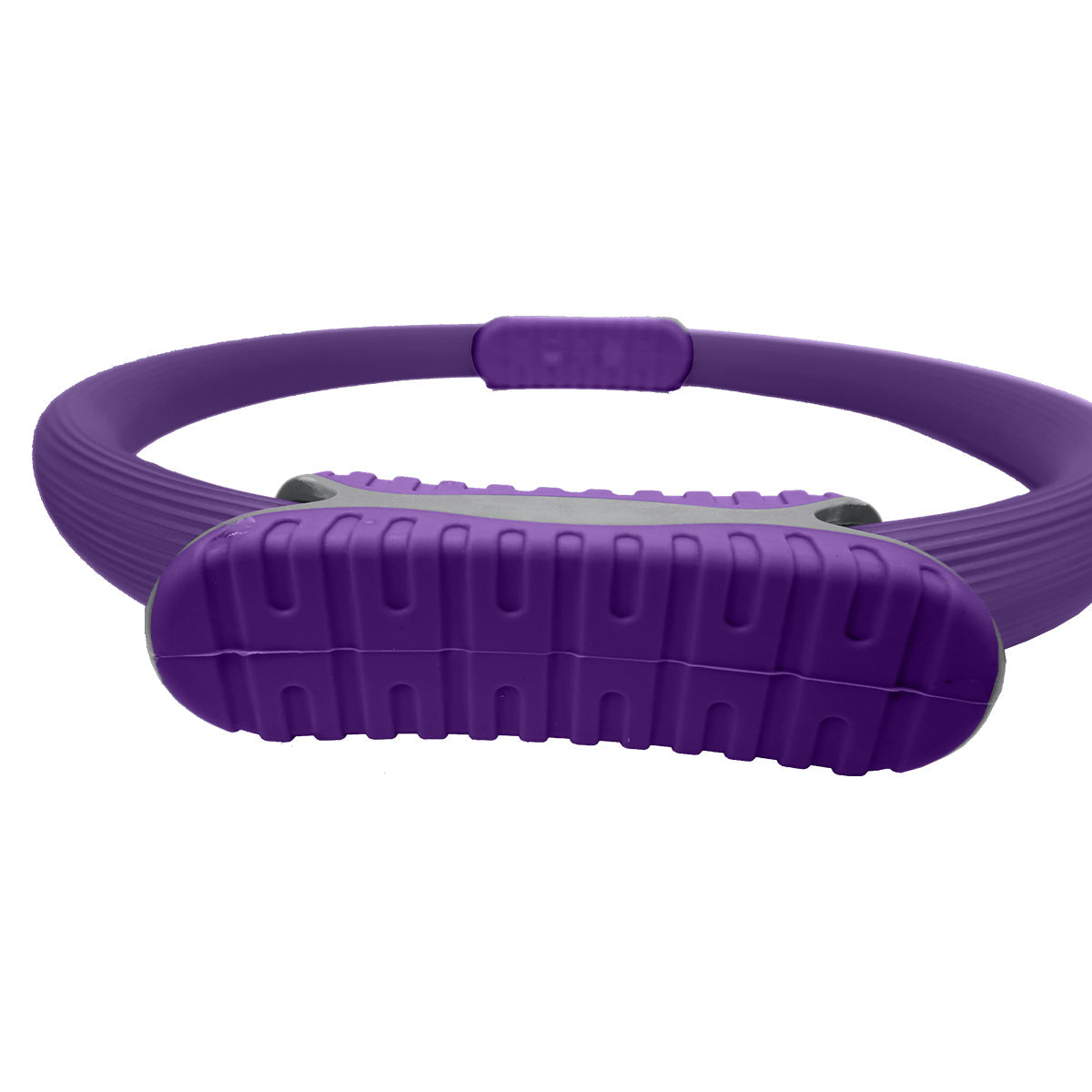 Sports & Fitness > Fitness Accessories - Powertrain Pilates Ring Band Yoga Home Workout Exercise Band Purple