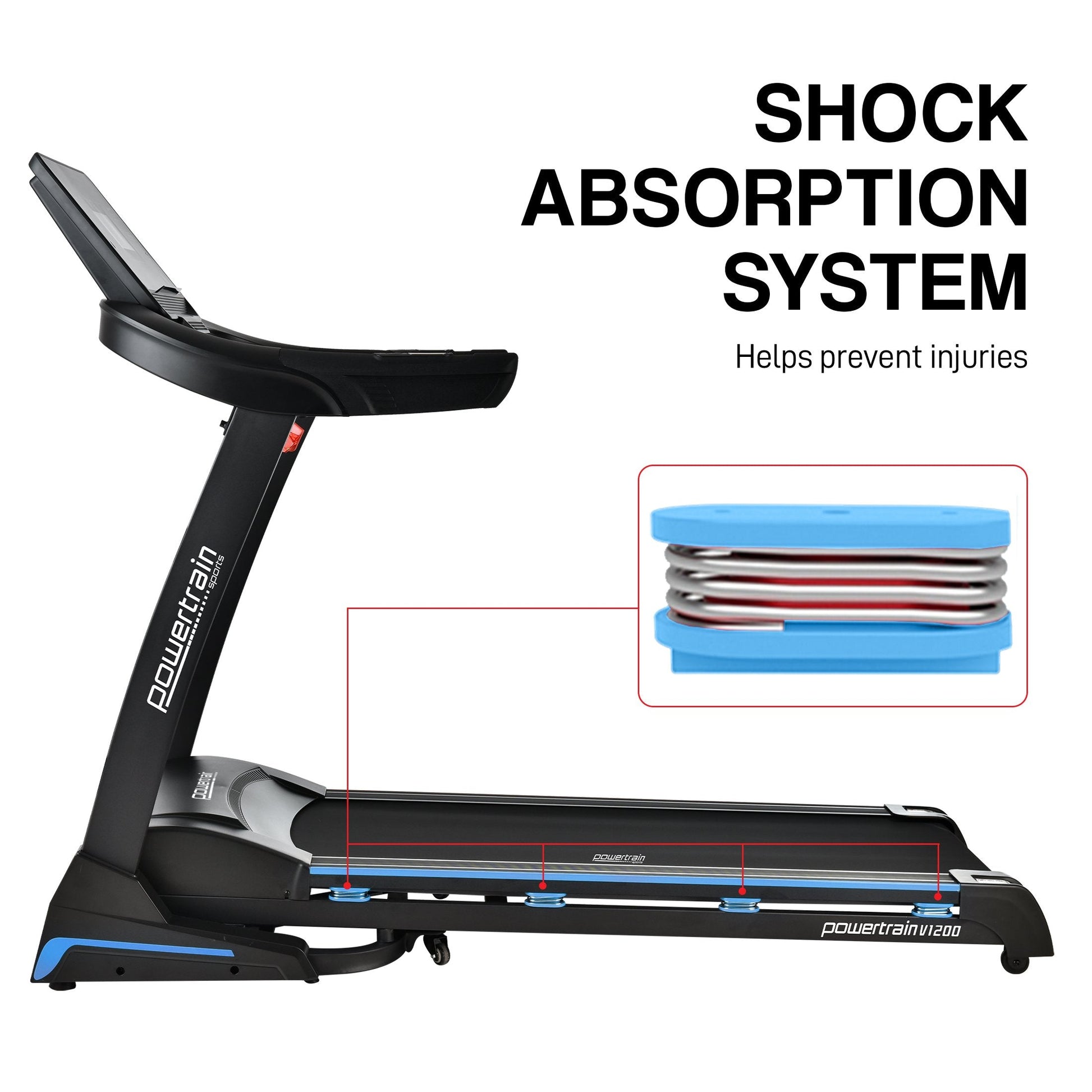 Sports & Fitness > Fitness Accessories - Powertrain V1200 Treadmill