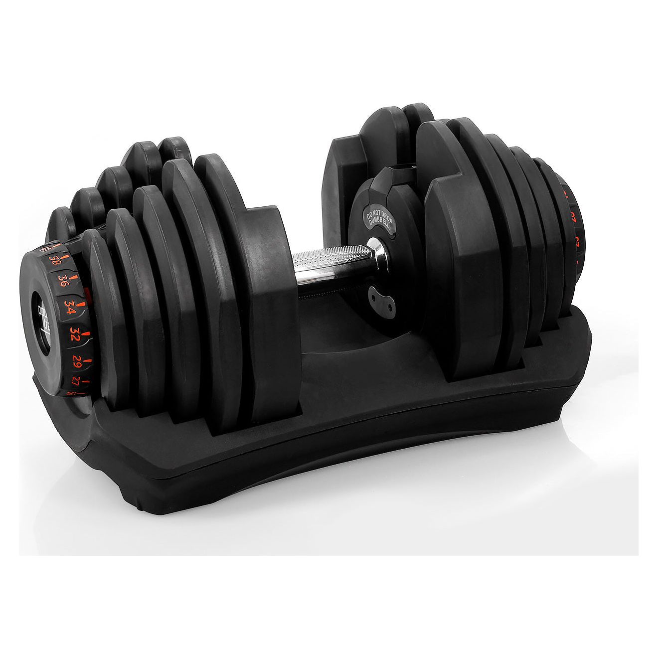 Sports & Fitness > Fitness Accessories - Powertrain2 X 40kg Powertrain Adjustable Dumbbells Home Gym Set