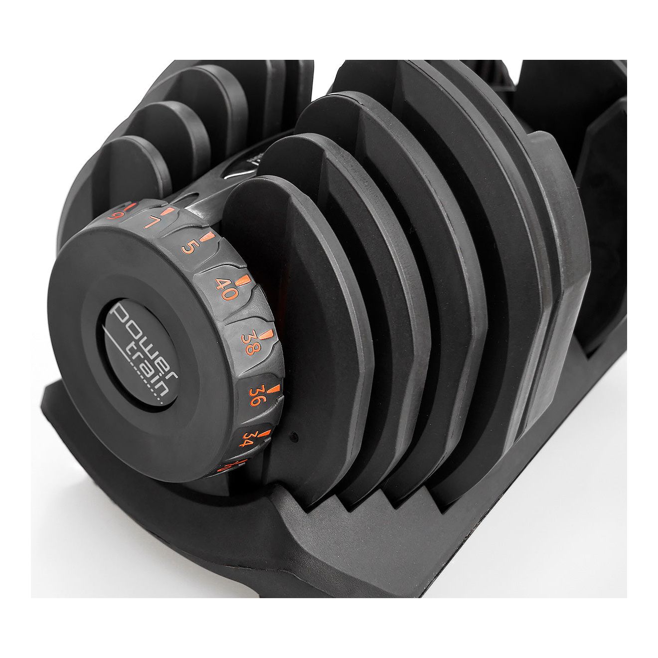 Sports & Fitness > Fitness Accessories - Powertrain2 X 40kg Powertrain Adjustable Dumbbells Home Gym Set