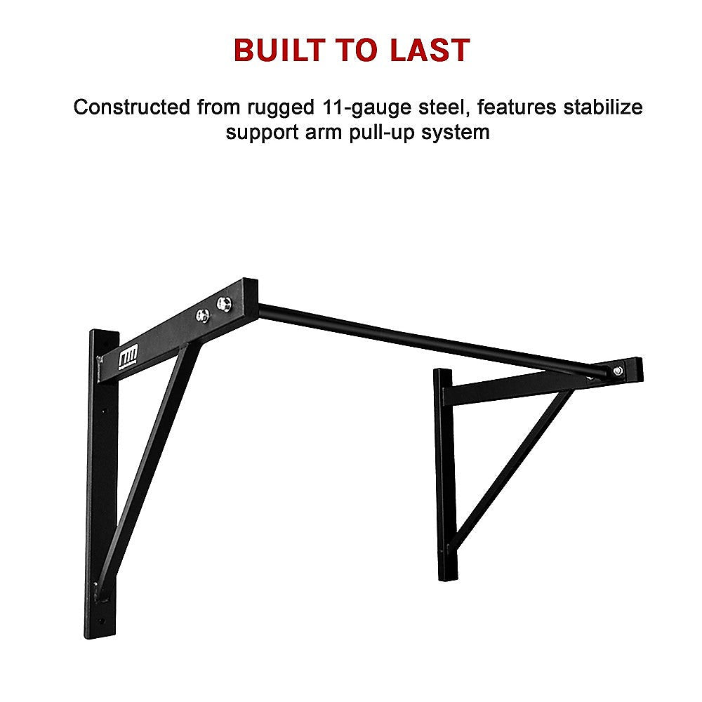 Sports & Fitness > Fitness Accessories - Wall Mounted Pull Up Bar