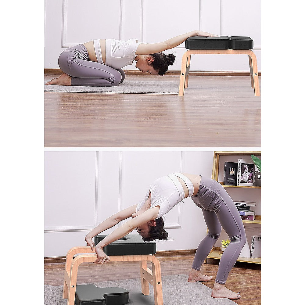 Sports & Fitness > Fitness Accessories - Yoga Stool Inversion Multi-Purpose Chair For Headstands