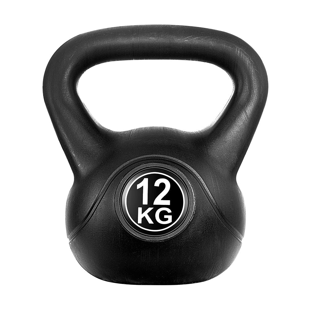 Sports & Fitness > Fitness Accessories - 12kg Kettlebell Kettlebells Kettle Bell Bells Kit Weight Fitness Exercise