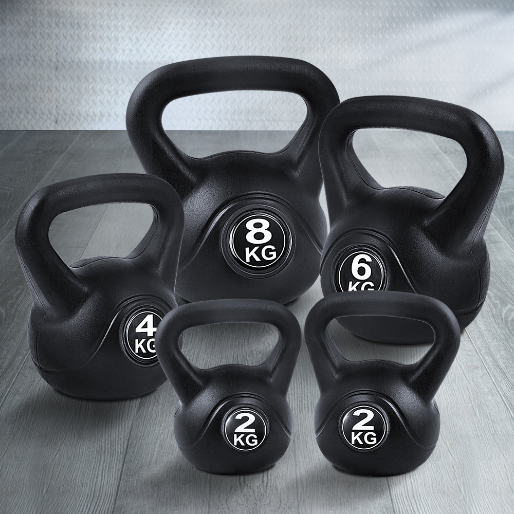 Sports & Fitness > Fitness Accessories - 22kg Kettlebell Kettlebells Set Kettle Bell Bells Kit Weight Fitness Exercise