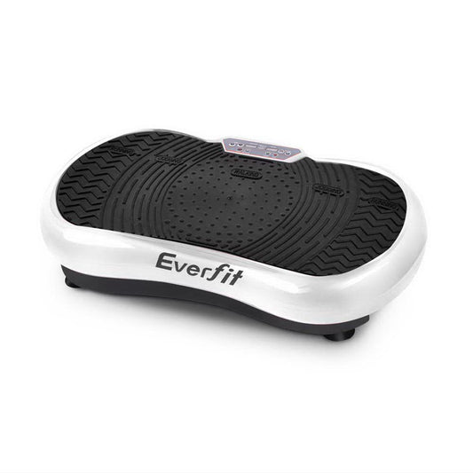 Sports & Fitness > Fitness Accessories - Everfit Vibration Machine Plate Platform Body Shaper Home Gym Fitness White